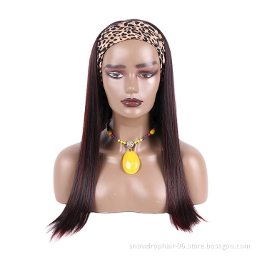 Julianna Afro Curl Turban Wholesale Straight 22 Inch Water Wave Synthetic Short Bob Kinky Curly Headband Wig For Wigs